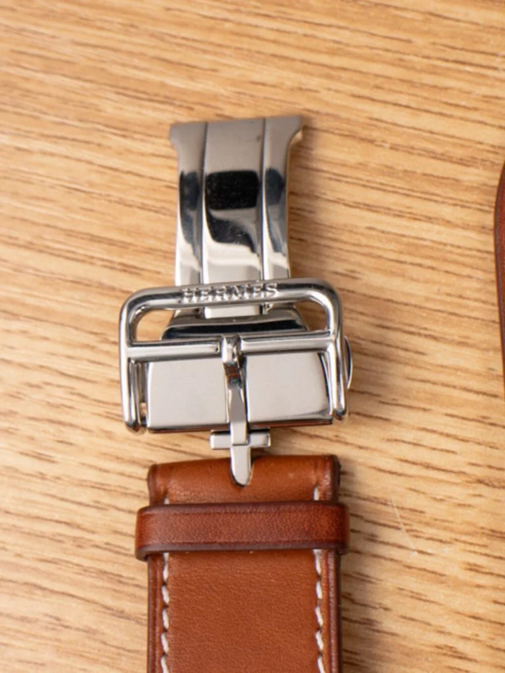 Apple Watch Hermes Hermès 45mm 44mm 42mm Single Tour Fauve Barenia Series 1-9 - Picture 10 of 10